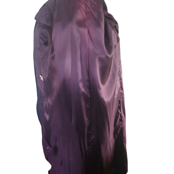 VTG Braefair wool blend coat made in the USA Size 14  with scarf - Picture 5 of 13